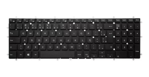 Teclado Para Dell Inspiron I15-5567-a40b Sem Iluminação