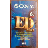 Cassette Vhs Sony Ed Max Nuevo 