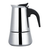 Cafetera Portátil De 2 Tazas Acero Inoxidable Moka Espresso