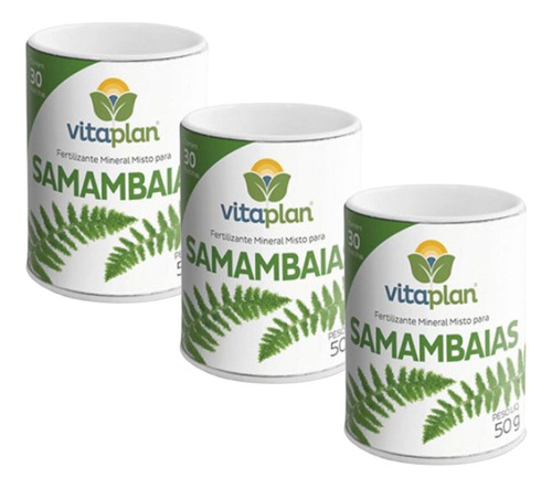 3 Fertilizante Samambaia 30caps Liberação Lenta - Promoção!