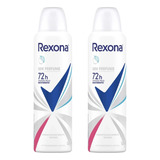 Desodorante Aero Rexona 150ml Fem Sem Perfume-kit C/2un