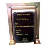 2un Transformador Isolador Galvânico 127v 127v 800va Comcapa