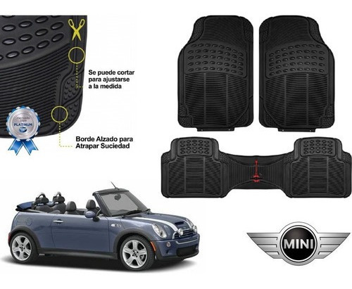 Tapetes Uso Rudo Negros Rd Mini Cooper Convertible 2003