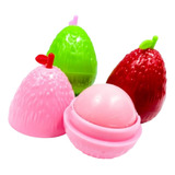 Lip Balm Formato Fruta Lichia Hidratante Cheirinho Doce Fofo