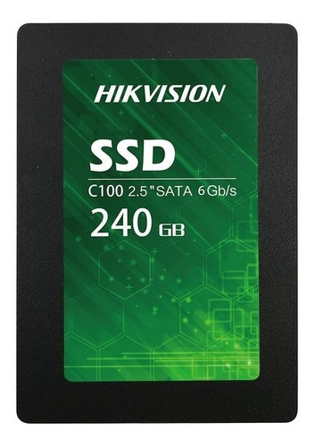 Kit 3 Ssd Interno De Disco Sólido De 240 Gb Hikvision Hs-ssd-c100, Cor Verde Escuro