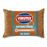 Virutex Esponja Antibacterial Cobre No Raya 1 Unid