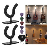 Soporte De Pared Con Gancho Soporte Para Guitarra 2 Piezas