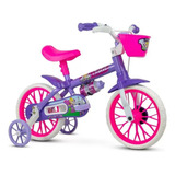 Bicicleta Infantil Aro 12 Violet Nathor Cor Lilás Tamanho Do Quadro M