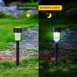 Farol Solar Led Estaca Jardín Pack X5 ! Encendido Automático