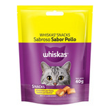 Snacks Whiskas Sabroso Para Gato Sabor Pollo 40gr