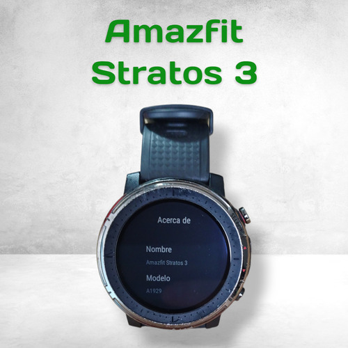 Amazfit Stratos 3-reloj Inteligente-gps-5atm-correa De Cuero