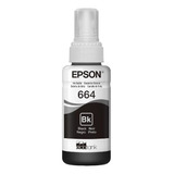 Refil Tinta Original Epson Ecotank T664 Preto T664120