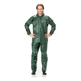 Conjunto Verde Impermeável De Pescador Capa Chuva Pantaneiro