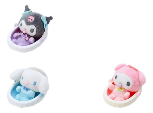 Mini Peluche Colgante Sanrio Bebés 10cm Cinna Kuromi Melody