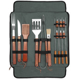 Set Asado Parrillero Portatil