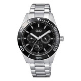 Reloj Para Hombre Q&q Classic Aa42j402y Plateado