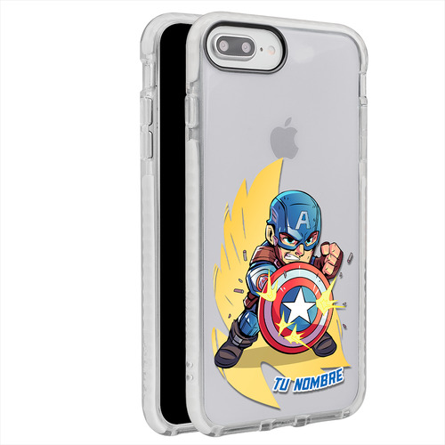 Funda Para iPhone Capitán América Marvel  Nombre
