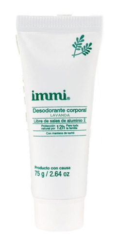 Desodorante Corporal Immi Tubo Depresible Lavanda 75gr