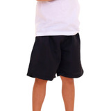 Kit Com 3 Bermudas Infantil De Tactel Esporte Escolar