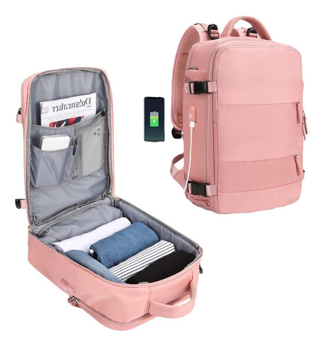 Mochila Passeio Bp Wisdom Show Cor Rosa  Design Lisa 35l