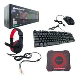 Pack Gamer Teclado +mouse +audifonos +padmouse Gamer Pc G10 