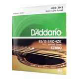 Encordado Folk Daddario Ez890 Electroacústica 85/15 Bronze