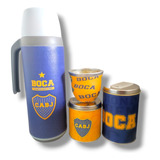 Set Matero Equipo Para Mate Boca Junior Regalo Camping Termo