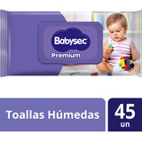 Toallitas Húmedas - Babysec - Aloe & Vitamina - 45 Uds.