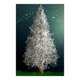 Vinilo Decorativo 50x75cm Arbol De Navidad Diciembre M4