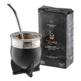 Mate Imperial Premium Calabaza + Bombilla + Yerba Laska 