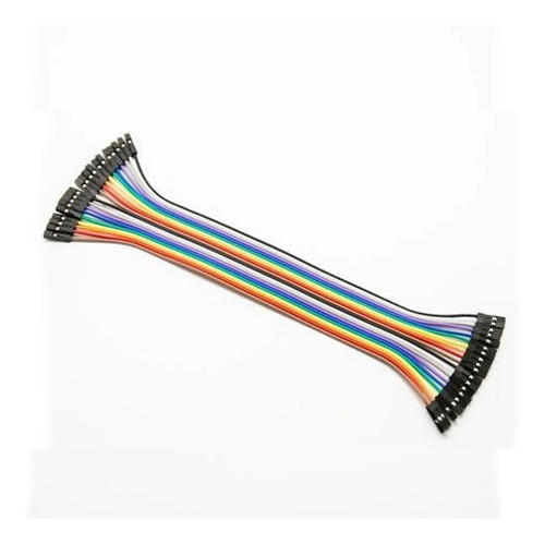 Pack 20 Cables Dupont Hembra Hembra 20cm Protoboard -- A0158