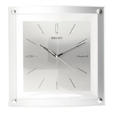 Reloj De Pared Seiko Quiet Sweep Reloj De Segunda Mano Silve