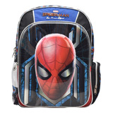 Mochila Marvel Spiderman Far From Home Estampado 3d Primaria 157185 Ruz Color Negro-rojo