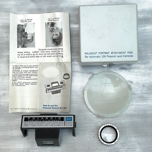 Vintage Polaroid Kit  Retratos #581 Para Cámara Instantánea-