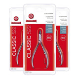  Kit 3 Alicates De Cutícula Profissional 522 Classic Mundial