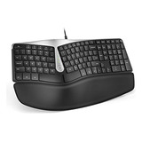 Teclado Ergonómico Nulea, Teclado Dividido Con Cable Y Acolc