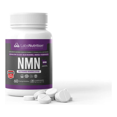 Nmn - Nicotinamida Mononucleótido (60 Comprimidos) Sin Sabor