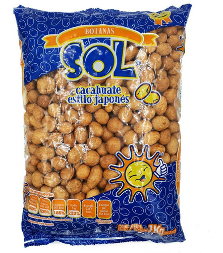 Cacahuate Japones El Sol 1 Kg