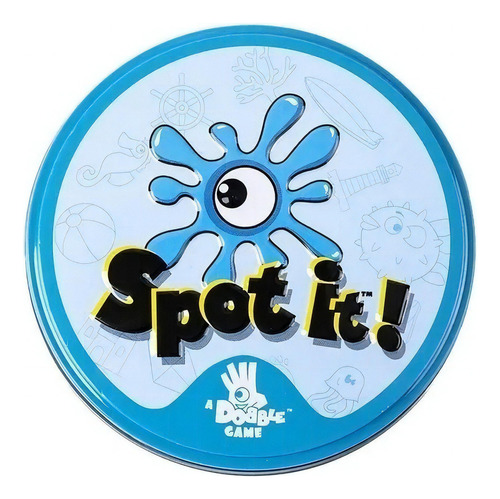 Juego De Mesa Familiar Dobble Spot It Game, 55 Cartas, Camiseta Para Niños