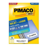 Etiqueta Pimaco Inkjet + Laser - 6182 00692