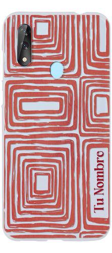 Funda Para Zte Para Mujer Abstracto Con Nombre