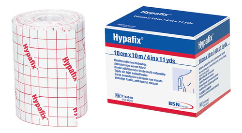 Adhesivo Hipoalergénico Hypafix Bsn De 10 Cm X 10 M, Ref. 71443-02