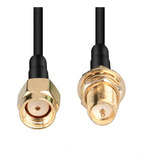 Cable Pigtail Wifi Sma R-p Macho A R-p Hembra Rg174 50 Ohms