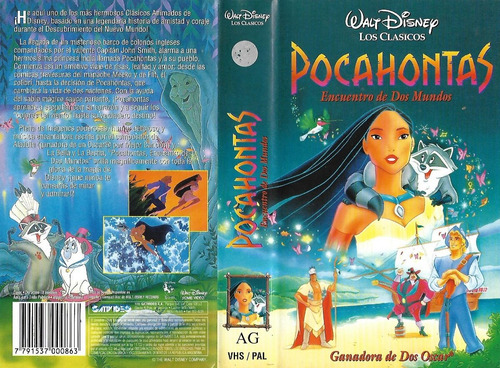 Pocahontas Vhs Walt Disney Español Latino