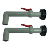 Generic, 2 Piezas Ibc 1000 Litros Adaptador De Grifo De De