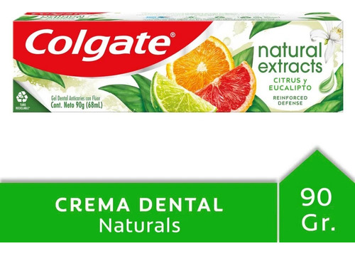 Colgate Natural Extracts Pastal Dental Citrusy Eucalipto90gr