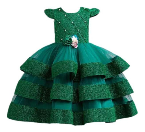 Exquisito Y Lujoso Vestido De Fiesta Para Niñas De Lil Sis