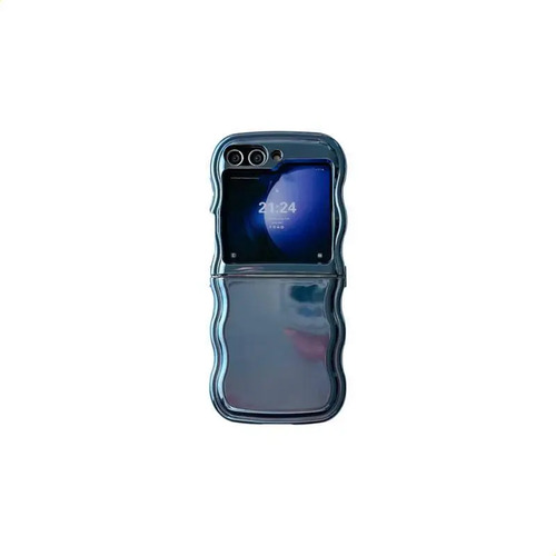 Funda Case Para Samsung Galaxy Zflip3 Zflip4 Zflip5 Zflip6 Zflip7 Uso Rudo Color Sólido Cromado Protección Completa | Meses sin interés