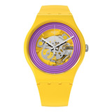 Reloj Swatch Purple Rings Yellow So29j100