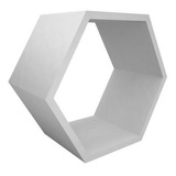 Nicho Colmeia Hexagonal 4 Peças Mdf 15cm De Prof.